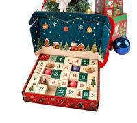 Christmas Countdown Toy - Natural | Toy | 24 Days Calendar Gypsum Material 9.33x7.68 Inch Set for Kids Science Learning