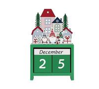 Christmas Countdown Wooden Blocks, Christmas Countdown Blocks, Christmas Advent Calendar, Winter Holiday Decorations, Rustic Block for Home, Table, Home, Kitchen