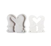 Christmas Couple Dwarf Silicone Molds for Epoxy Resin Soap Making Fondant Silicone Molds for Dessert Chocolate Dwarf Figurine Mold