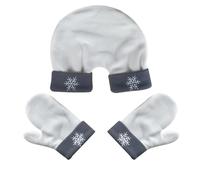 Christmas Couple Gloves - Warm Snowflake Holding-Hands Mittens, With 3x Portable Winter Hand-Holding Design | Holiday Gloves For Cycling Skiing Walking, Cute Outdoor Cold-Weather Accessory