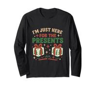 Christmas Couple Matching I’m Just Here for The Presents Long Sleeve T-Shirt