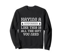Christmas Coworker Like This Funny Secret Santa Work Bestie Sweatshirt