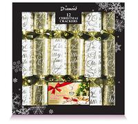 Christmas Crackers Pack 12x12in Gold Scripts with Premium contents + "Find The Pair" cards game OR 12pcs Bingo Card