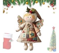 Christmas Craft - Handmade Vintage Angel Figurine | Miniature Figurines Doll Craft Set, Tree Ornament Angel Crafts Set For Birthday Party Home Tree Wall Window Kids