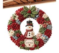 Christmas Crafts Art Project Set to Make Wreath | Festive Crafts for Home Workshop Study University Residence Floor Family Activity