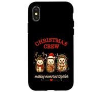 Christmas Crew Making Memories Together Festive Hedgehogs Case for iPhone X/XS