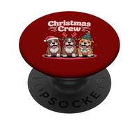 Christmas Crew Staffy Christmas Staffordshire Bull Terrier PopSockets Adhesive PopGrip