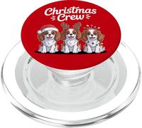 Christmas Crew XMAS Puppy Dog Cavalier King Charles Spaniel PopSockets PopGrip for MagSafe