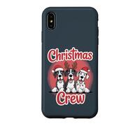 Christmas Crew XMAS Puppy Funny Big Dog Christmas Great Dane Case for iPhone XS Max