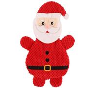 Christmas Crinkle Flatties - Santa - Get Your Furry Friends Involved in the Festive Fun - With Stimulating Crinkle Sounds and Textures - Perfect Seasonal Companion for Your Pup