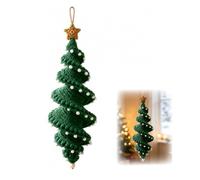 Christmas Crochet Spiral Tree Kit,Snowman Ornament Christmas Decorations | Soft Yarn Crochet Kit for Beginners,Christmas Ornaments for The Home Adult Kid, Christmas Tree Decor Indoor Outdoor Gift