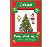 Christmas Crossword Puzzle Book: Cross Word Puzzle with Easy-to-Read Print about Christmas, Holiday, winter and More | 6x9 inches, 40 pages | 20 ... Gift for Vacations, Holidays, and Free Times