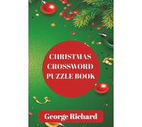 christmas crossword puzzle book: relaxing crossword puzzles for adults