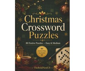 Christmas Crossword Puzzles: 80 Festive Puzzles Easy & Medium