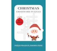 Christmas Crossword Puzzles: Crossword Puzzles with Easy to Read Print about Christmas, Winter and more | 6x9 inches, 120 pages | 50+ Puzzles ... Gift for Adults, Holidays and Relaxation