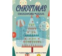 Christmas Crossword Puzzles: Crossword Puzzles with Easy to Read Print about Christmas, Winter Festive and More | 6x9 inches, 120 pages | 50+ Puzzles ... Gift for Vacations, Holiday and Free Time