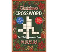 Christmas Crossword Puzzles: Puzzles with Easy to Read Print about Christmas, Holidays, Winter Activities and More | 6x9 inches, 120 pages | 50+ Puzzles ... Gift for Vacation, Holiday, and Free Times