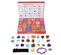 Christmas Crystal Calendar Advent | 24 Days Christmas | Collection Crystal Countdown Calendar - for Adults Teachers Classroom Family Bonding School Events Meditation Spirituality Seekers Collectors