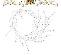 Christmas Crystal Wreath Garland - Premium Imitation Crystals, Modern Simple Festive Ornament for Porch Chandelier with Staircase | Seasonal Home Decor at