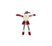 Christmas Curtain Tiebacks 2Pcs with Snow Man and Santa Designs, Curtain Holdbacks for Seasonal Decoration and Curtain Management
