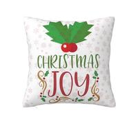 Christmas Cushion Covers 40 x 40cm Decorative Pillow Cases, Xmas Cushion Covers for Sofa Couch Living Room Home Car Decorations CC1001