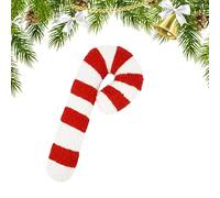 Christmas Cushion for the Couch, Plush Decoration for Home in Candy Cane Shape, Candy Cane Cushion - The Living Room, Bedroom, Sofa, Study, Children's Room, Dorm, Apartment, Yoga and Fe