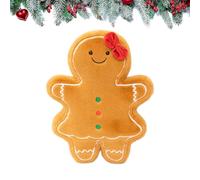 Christmas Cushions for Sofa - Padded Sofa with Christmas Tree and Gingerbread, Pillow for Home Decoration Bedside - For Interior Designers Event Organizers Owners Home Living Room Approx