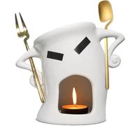 Christmas Cute Chocolate Fondue Mug - Chocolate Melting Cup, Sweet Chocolates Melting Cup Set with Fork for Chocolates Cheese & Desserts, for Date Night Birthday Wedding Gifts