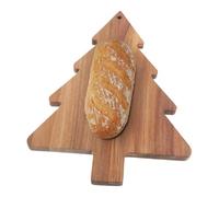 Christmas Cutting Board,Wooden Charcuterie Board Kitchen Christmas Tree Cutting | Vegetable Decoration Serving Tray with Handle for Appetizer