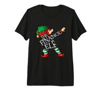 Christmas Dabbing Finance Elf Premium T-Shirt