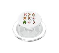 Christmas Dance Santa Reindeer Elf Snowman Holiday Party PopSockets PopGrip for MagSafe
