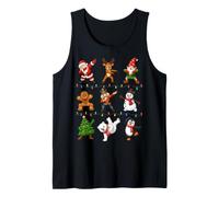 Christmas Dance Santa Reindeer Elf Snowman Holiday Party Tank Top
