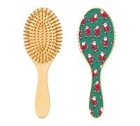 Christmas Dancing Santa Claus Wooden Hair Brush Paddle Hairbrush for Women Wooden Hair Brushes for Women Hair Massage Brush