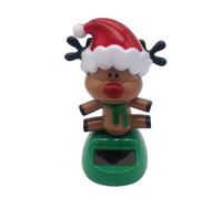 Christmas Dashboard Decorations,Christmas Car Decorations Solar Toy Doll | Car Swinging Dancing Toy, Interior Decoration, Santa Claus, Snowman, Reindeer, Angel