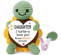 Christmas Daughter Gifts Crochet Sunflower Turtle 60 IN Body Tape Measure Retractable, Stocking Stuffer Birthday Daughter Gift from Mom Dad Xmas New Daughters in Law Step Bonus Present Sewing Supplies