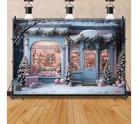 Christmas Day Photography Backdrop for Festivals, Merry Christmas, Candy, Fireplace, Studio