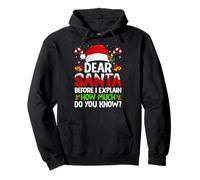 Christmas Dear Santa Before I Explain How Much Do You Know Pullover Hoodie