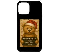 Christmas Dear Santa I Can Explain Funny Cute Teddy Bear Case for iPhone 12 Pro Max