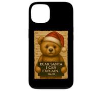 Christmas Dear Santa I Can Explain Funny Cute Teddy Bear Case for iPhone 13