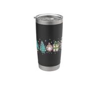 Christmas Décor Trees Vintage Festive Tree Present Ornament Stainless Steel Insulated Tumbler