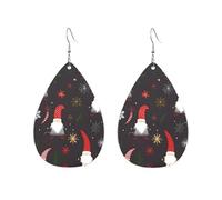 Christmas Decorate Drop-Shaped Acrylic Earrings â€“ Stylish Lightweight Hypoallergenic Dangle Earrings For Women, Gift For Birthday, Christmas & Special Occasions
