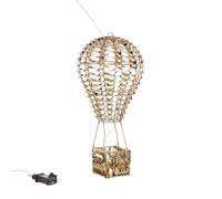 Christmas Decoration 200 LED Hot Air Balloon Mains Powered 50cm Tall Gold Twist
