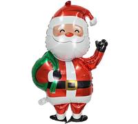 Christmas Decoration Balloons Jumbo Santa Claus Mylar Foil Balloon for Merry Christmas theme party decoration supplies