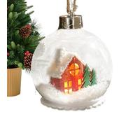 Christmas Decoration Balls | Ball Decorations with LED Light | Decorative, for Home, Winter Party, Indoor and Outdoor, and Christmas Tree