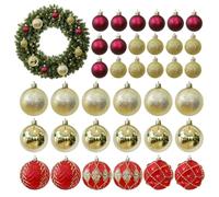 Christmas Decoration Balls - Hanging Party Decorative Accessories | Christmas Tree Ornaments for Outdoor Window Sills Yard and Garden Parties Patio Porch Wedding