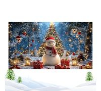 Christmas Decoration Banner for Garage Doors - 400 x 180 cm Holiday Decoration - Backgrounds for Christmas Photography | For Winter Party Garden Wall House Home Patio Office Outdoor Indoor