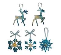 Christmas Decoration for the Tree, 2D Acrylic Realistic Snowflake Ornament, Christmas Reindeer Decorations, for Bedroom, Balconies, Doors, Wall, Garden, Yard, Path