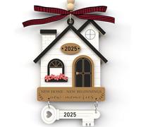 Christmas Decoration Gifts New Home Gifts Ornament 2025, Housewarming Gift, New Beginnings Keepsake, Xmas Tree Decor, House Key Decoration, Holiday Memories For First Home Family Friends