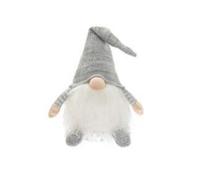 Christmas Decoration - Grey Gonk With Led Light 45Cm
