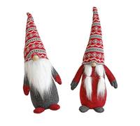 Christmas Decoration Handmade Plushie Scandinavian Mr Mrs Figurines For Home Display Ornements Rudolph Toy Decoration